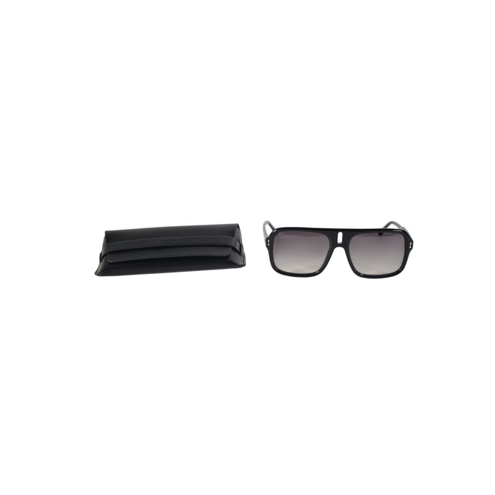 Isabel Marant Square Designer Sunglasses - Shiny Black / Grey Gradient - NWT - Picture 9 of 10